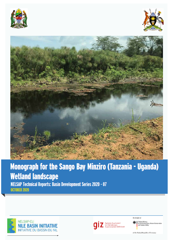 Cover Sango Bay Minziro Monograph